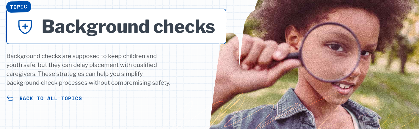 Screenshot of Child Welfare Playbook